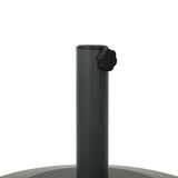 Outdoor Umbrella Base Dark grey 48 x 48 x 32 cm Steel, Concrete 42010012