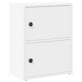 Bookcase White 40x24x52 cm Engineered Wood 860355