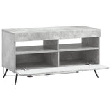 LED TV Cabinet Concrete Grey Engineered Wood 897658