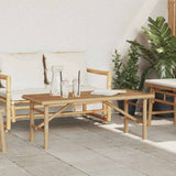 Coffee Table Brown 110 x 50 x 43 cm Bamboo 4106594