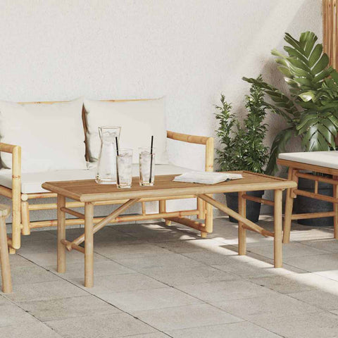 Coffee Table Brown 110 x 50 x 43 cm Bamboo 4106594
