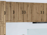 Wall Glass Cabinet LUCCA Artisan Oak 60 x 31 x 80 cm 885054