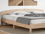Headboard 200 cm Solid Wood Pine 842486