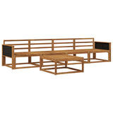 Outdoor Sofa Set 5 pcs Natural Solid Acacia Wood 3382312