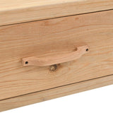 TV Cabinet 110x33x35 cm Solid Firwood 339299