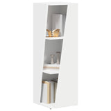 Side Shelf White 33 x 32 x 100.5 cm Engineered Wood 892417