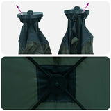 Hunting Tent Army Green 145 x 145 x 150 cm Polyester and Steel 42028726