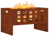 Fire Bowl Brown 50 x 30 x 40 cm Steel 858971