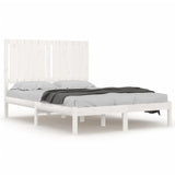 Bed Frame without Mattress White 120x200 cm Solid Wood Pine 3104409