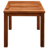 Sun Loungers 2 pcs with Table Solid Acacia Wood and Textilene 273752