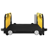 Bike Trailer Yellow Oxford Fabric and Iron 94162