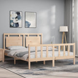 Bed Frame without Mattress 160x200 cm Solid Wood Pine 3192176