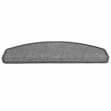 Stair Mats 30 pcs 65x24x4 cm Dark Grey Half Round Large 3365750