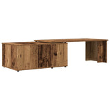 Coffee Table Old Wood 150x50x35 cm Engineered Wood 855980