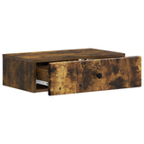 Wall-Mounted Side Table Smoked Oak 59 x 34.5 x 17 cm 899170
