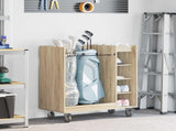 Golf Cabinet with Wheel Plain Sonoma Oak 90 x 45 x 98 cm 899465