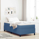 Platform Bed Frame Blue 90 x 200 cm Fabric 3337390