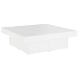 Coffee Table White 90x90x28 cm Engineered Wood 806912