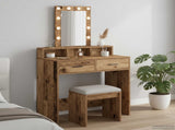 Dressing Table Brown 79 x 41 x 140 cm Engineered wood 865170