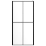Walk-in Shower Screen Clear Tempered Glass 100x195 cm 145681
