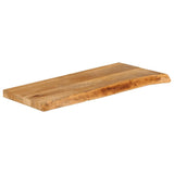Table Top Live Edge 70x40x2.5 cm Solid Wood Mango 370441
