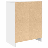 Shoe Cabinet White 57x34x76 cm Engineered Wood 861868