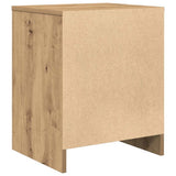 Bedside Cabinets 2 pcs with Drawer Artisan Oak 40x34x50 cm 858784