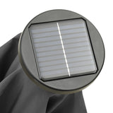 Garden Parasol with LED Lights Anthracite 200x211 cm Aluminium 313559