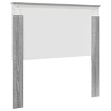 Headboard with Headboard Grey Sonoma 100 cm Engineered wood 887798