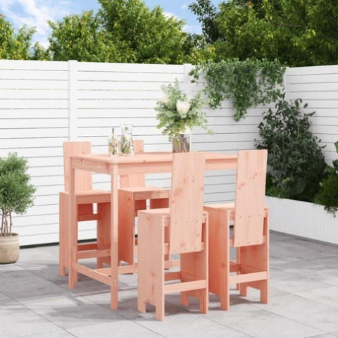 5 Piece Garden Bar Set Solid Wood Douglas 3157780