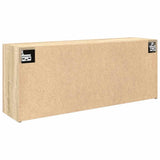 Bathroom Wall Cabinet Sonoma Oak 100x25x40 cm Engineered Wood 860105