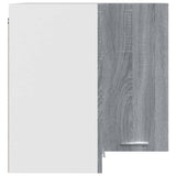 Hanging Corner Cabinet Lyon Grey Sonoma 57x57x60 cm Engineered Wood 815598