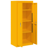 Storage Cabinet Mustard Yellow 60 x 40 x 140 cm Steel 891739