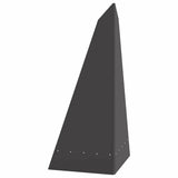 Fire Pit Black 58 x 40 x 100 cm Steel 858916