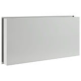 Shower Niche Brushed Silver 62x32x9 cm Stainless Steel 4005128