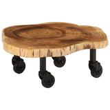 Coffee Table Solid Acacia Wood 60x55x25 cm 244950