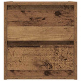 ZNTS Wall-mounted Bedside Cabinets 2 pcs Old Wood 38x34x40 cm 861262