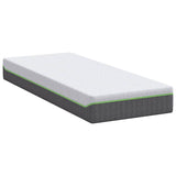 Mattress White and Grey 70 x 200 cm Pocket Spring 4106359