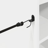 Golf Cabinet with Wheel Plain White 120 x 45 x 98 cm 899471