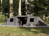Family Tent Tunnel 6-Person Brown Waterproof 4009420