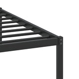 Bed Frame without Mattress Smoked Oak 200x200 cm Engineered Wood 4106750