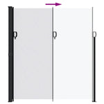 ZNTS Retractable Side Awning White 220x300 cm 4004376