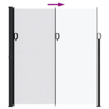 ZNTS Retractable Side Awning White 220x300 cm 4004376