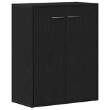 Sideboard Black Oak 60x30x75 cm Engineered Wood 862449
