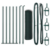 Welded Wire Fence with Concrete Base 10 x 0.5 m 3353469