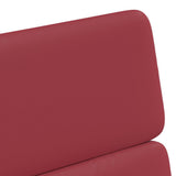 Dining Chairs with Wheels 2 pcs Wine red 58 x 65 x 98 cm 42017887