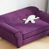 171041 Dog Sofa Burgundy 72x45x30 cm Plush