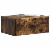 Wall-Mounted Bedside Cabinet 2 pcs Smoked Oak 49 x 34.5 x 20 cm 899136