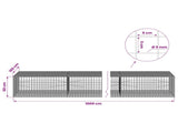 Gabion with 5 mm Wire and 5x5 cm Mesh 1000x100x50 cm 3464342