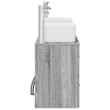 Bathroom Cabinet Set 3 pcs Grey Sonoma 53 x 34.5 x 63 cm 3405864